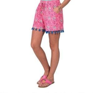 🎀SIMPLY SOUTHERN COLLECTION ‘Wilmington’ Pink Tassel Shorts